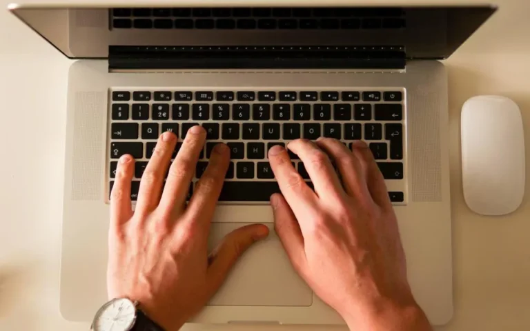 Email inbox open on a laptop, illustrating how to spot phishing emails